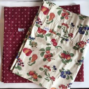 2 Longaberger Valances